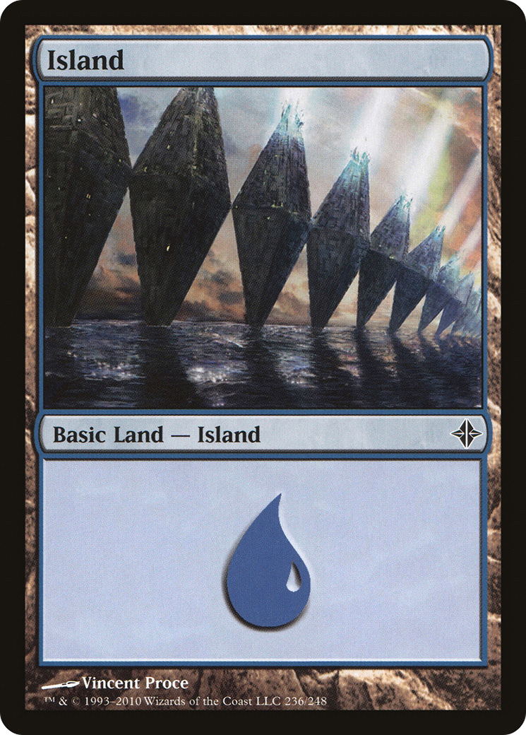 {B}[ROE 236] Island (236) [Rise of the Eldrazi]