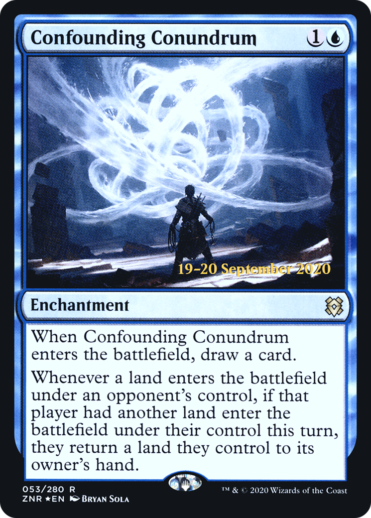 {R} Confounding Conundrum [Zendikar Rising Prerelease Promos][PR ZNR 053]