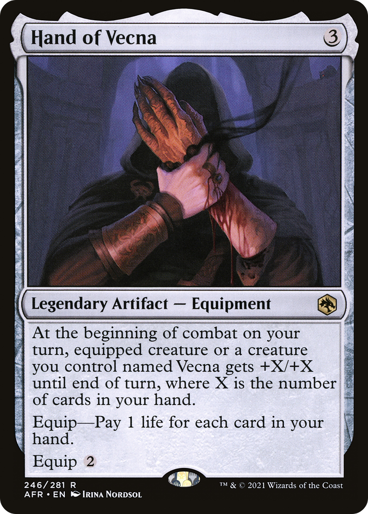 {R} Hand of Vecna [Dungeons & Dragons: Adventures in the Forgotten Realms][AFR 246]