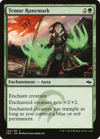 {C} Temur Runemark [Fate Reforged][FRF 140]