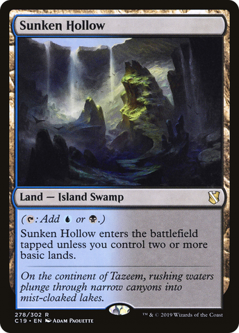{R} Sunken Hollow [Commander 2019][C19 278]