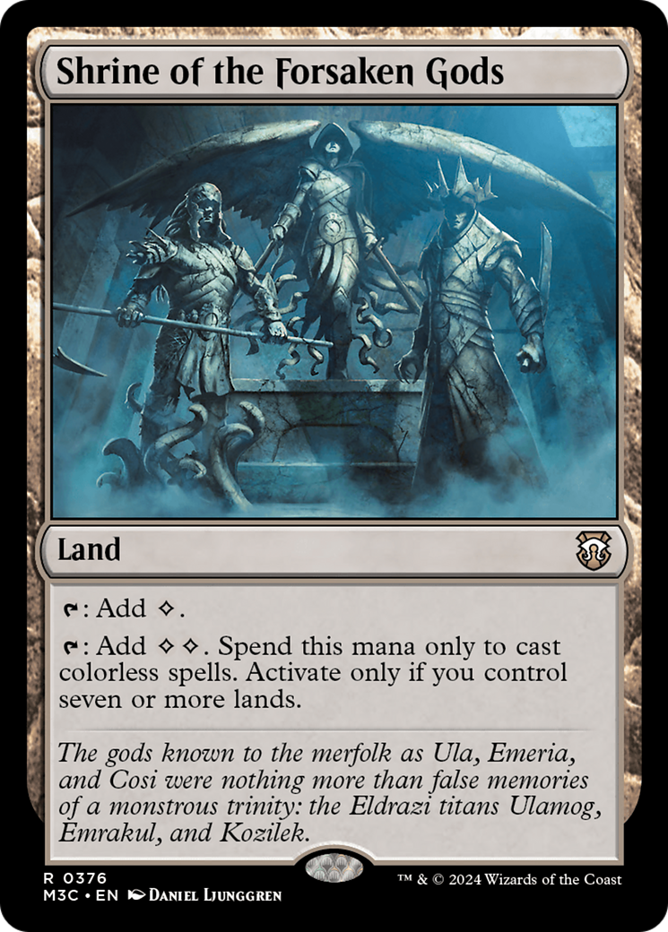 {R} Shrine of the Forsaken Gods [Modern Horizons 3 Commander][M3C 376]