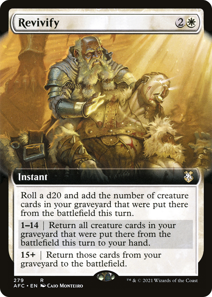 {R} Revivify (Extended Art) [Dungeons & Dragons: Adventures in the Forgotten Realms Commander][AFC 279]