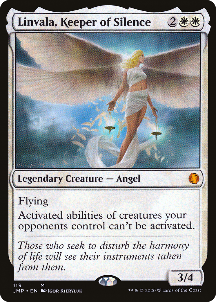 {R} Linvala, Keeper of Silence [Jumpstart][JMP 119]
