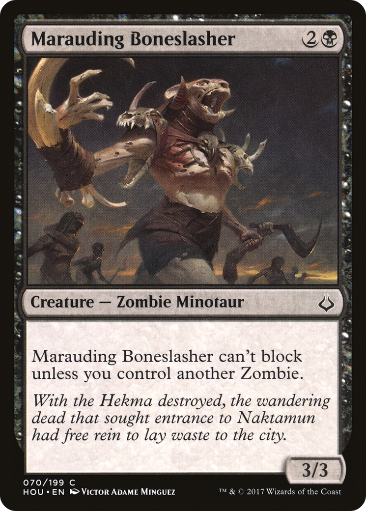 {C} Marauding Boneslasher [Hour of Devastation][HOU 070]