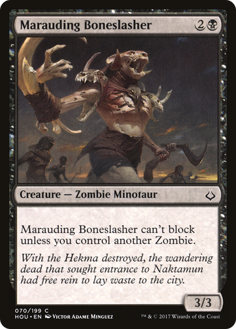 {C} Marauding Boneslasher [Hour of Devastation][HOU 070]