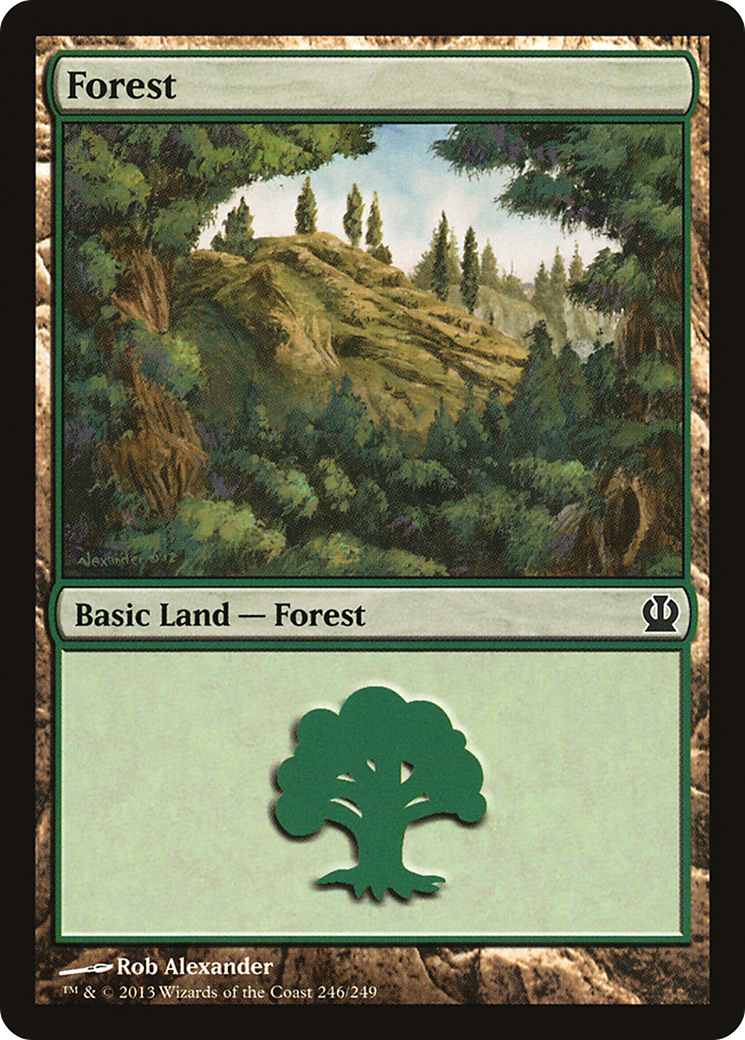 {B}[THS 246] Forest (246) [Theros]