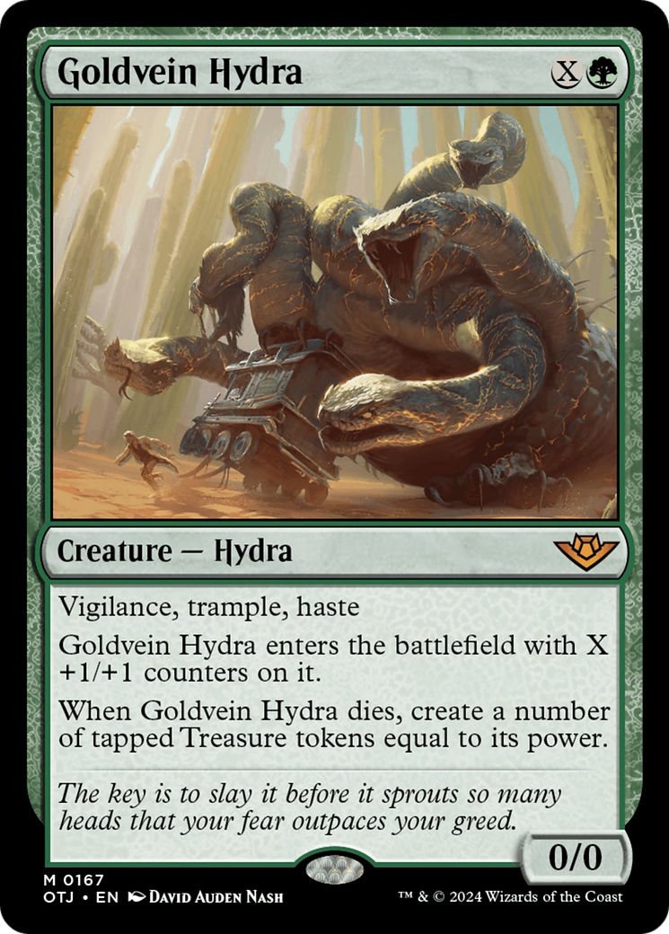{@R} Goldvein Hydra [Outlaws of Thunder Junction][OTJ 167]