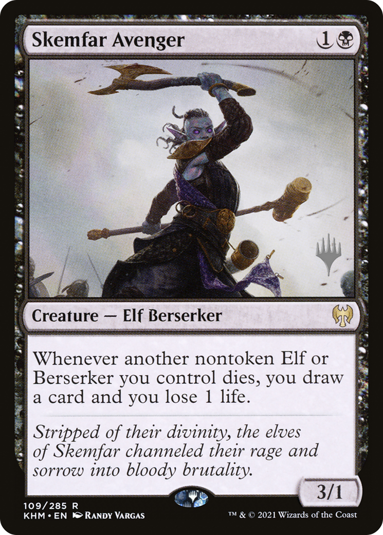 {R} Skemfar Avenger (Promo Pack) [Kaldheim Promos][PP KHM 109]
