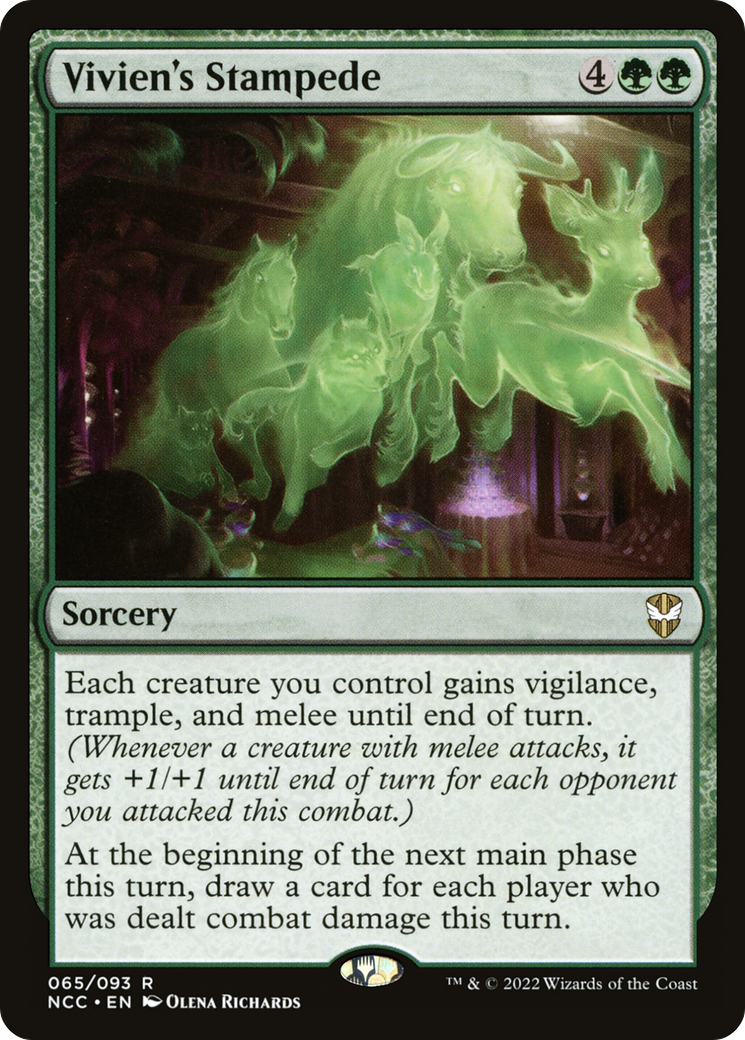 {R} Vivien's Stampede [Streets of New Capenna Commander][NCC 065]