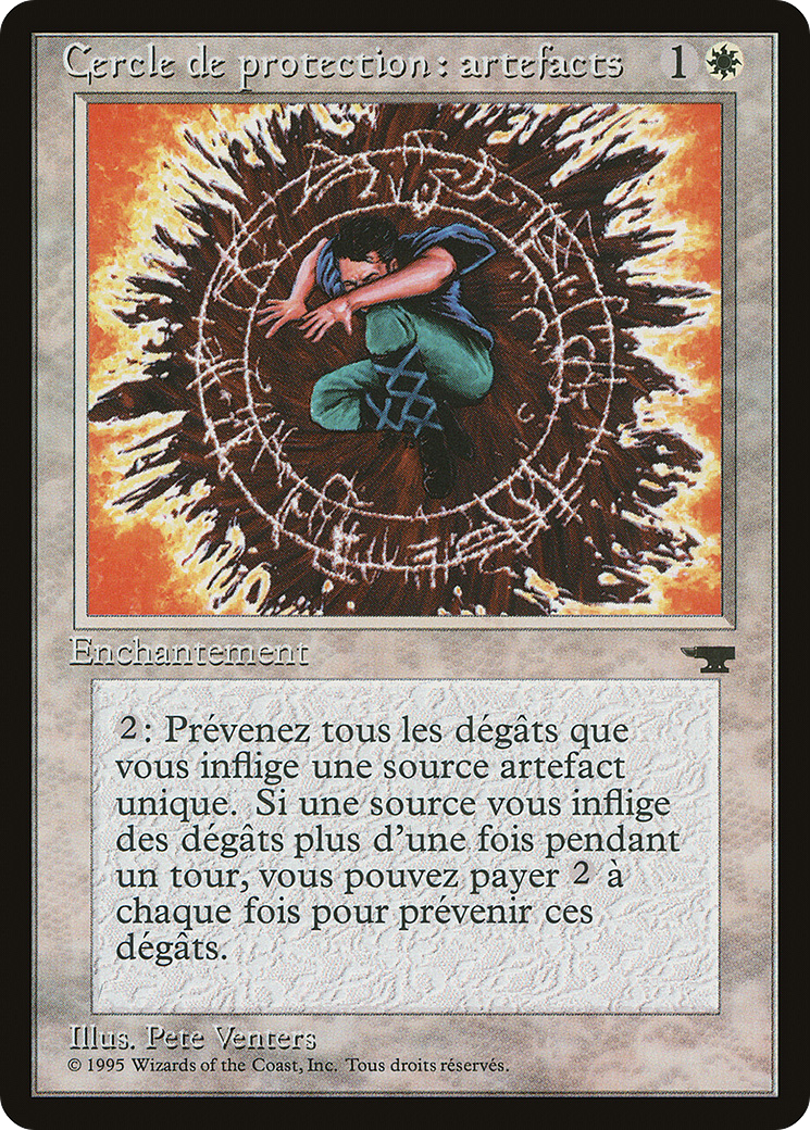 {C} Circle of Protection: Artifacts (French) - "Cercle de protection: artefacts" [Renaissance][REN 007]