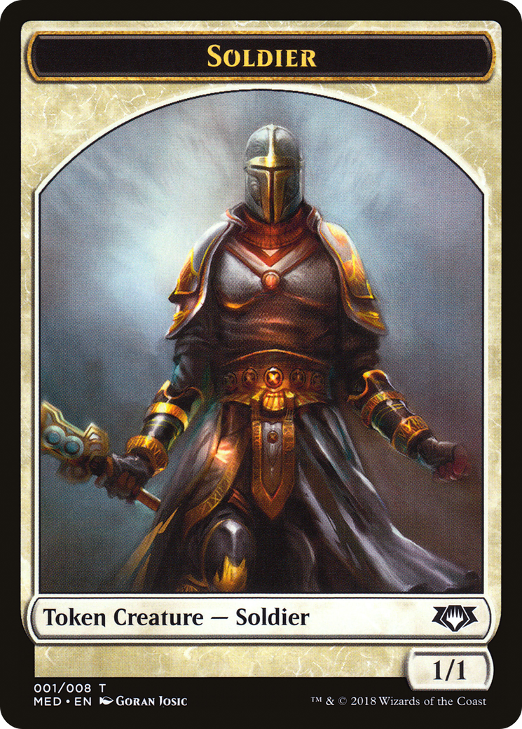 {T} Soldier Token [Mythic Edition Tokens][TMED G1]