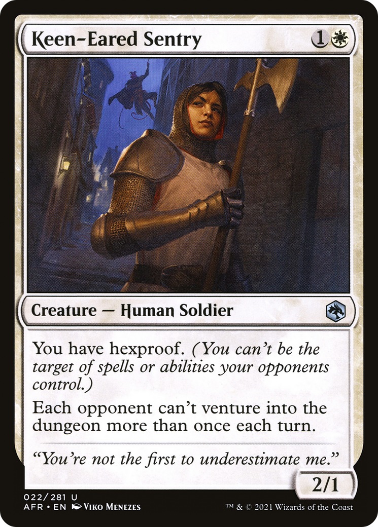 {C} Keen-Eared Sentry [Dungeons & Dragons: Adventures in the Forgotten Realms][AFR 022]