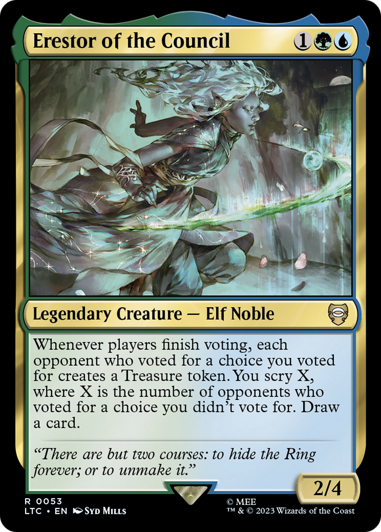 {R} Erestor of the Council [The Lord of the Rings: Tales of Middle-Earth Commander][LTC 053]