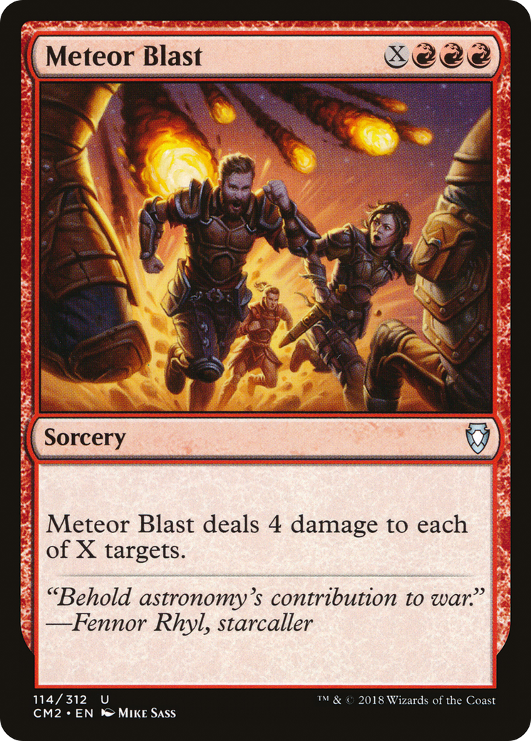 {C} Meteor Blast [Commander Anthology Volume II][CM2 114]