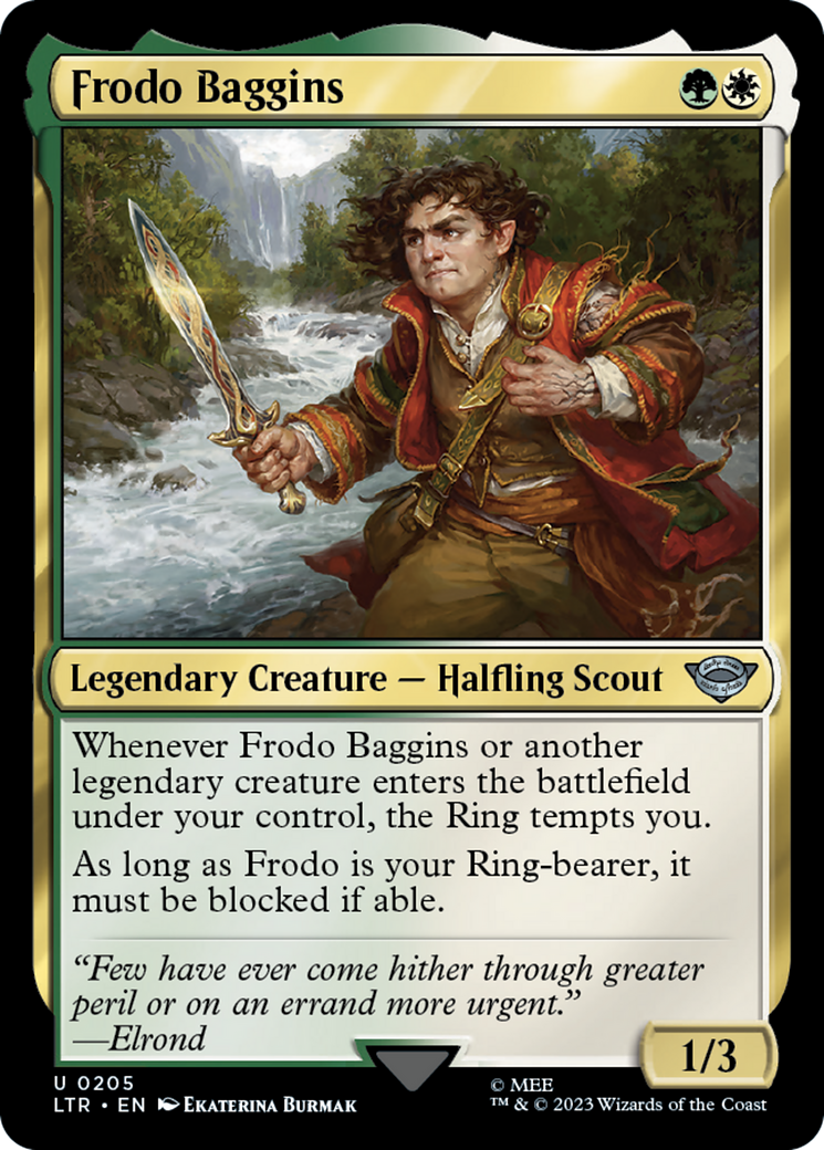 {C} Frodo Baggins [The Lord of the Rings: Tales of Middle-Earth][LTR 205]