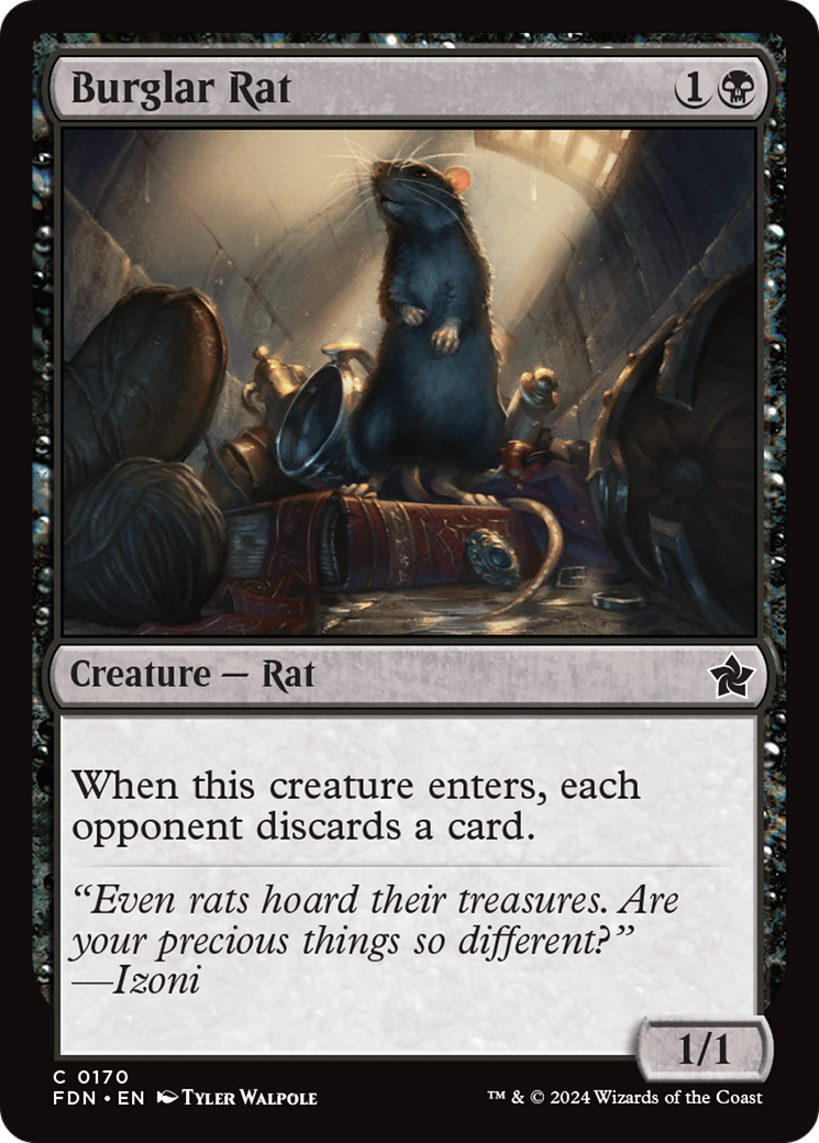 {@C} Burglar Rat [Foundations][FDN 170]