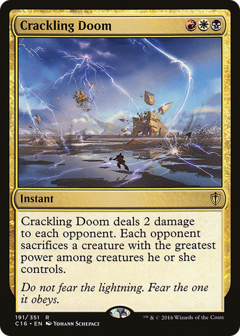{R} Crackling Doom [Commander 2016][C16 191]