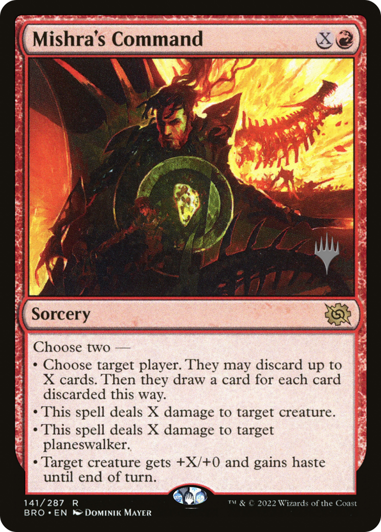 {R} Mishra's Command [The Brothers' War: Promo Pack][PP BRO 141]