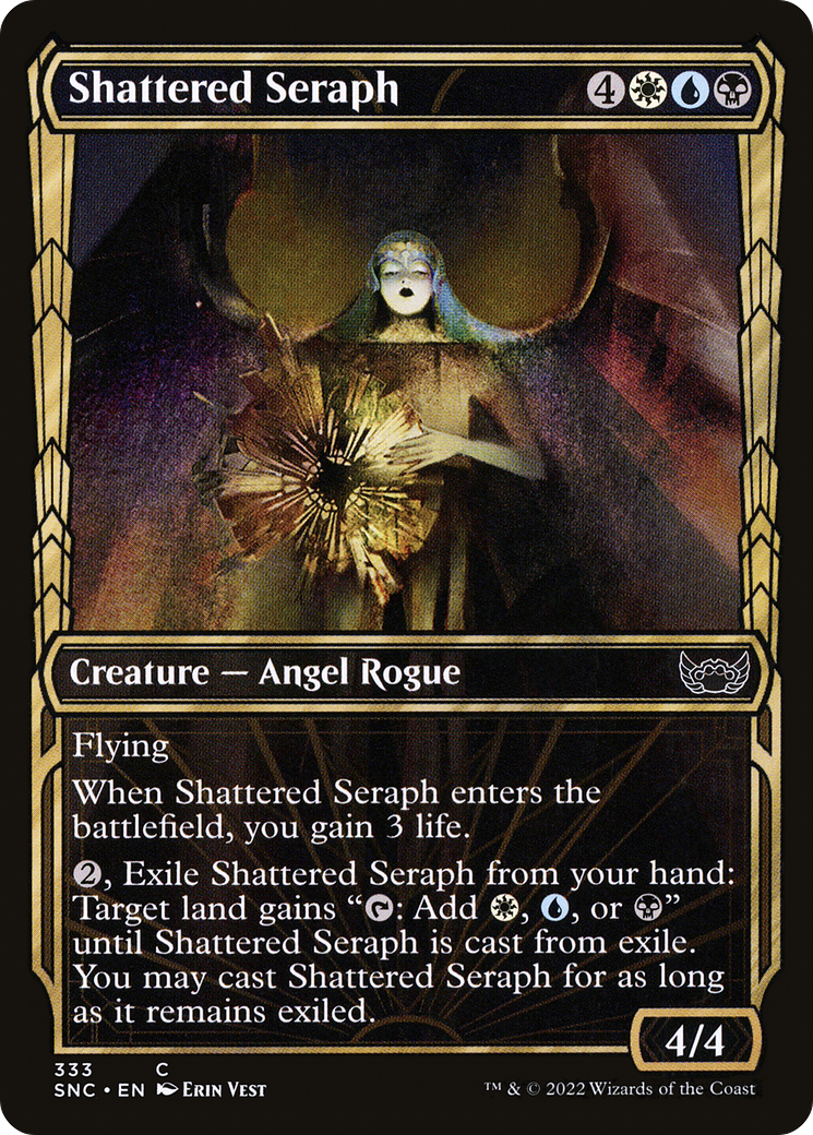 {C} Shattered Seraph (Showcase Golden Age) [Streets of New Capenna][SNC 333]