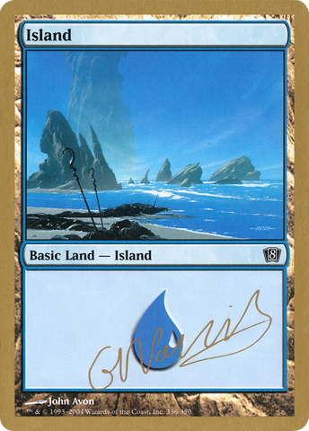 {B}[GB WC04 GN336] Island (gn336) (Gabriel Nassif) [World Championship Decks 2004]