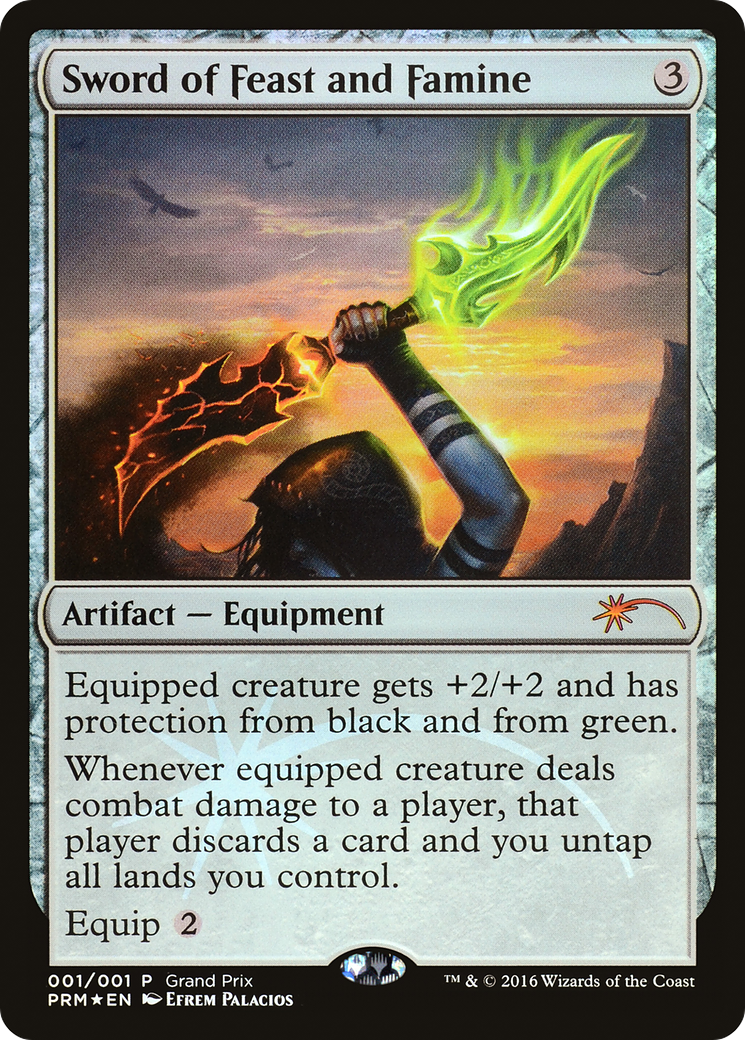 {R} Sword of Feast and Famine (Grand Prix) [Grand Prix Promos][PA GPX 2016B]
