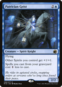 {R} Patrician Geist [Innistrad: Midnight Hunt][MID 069]