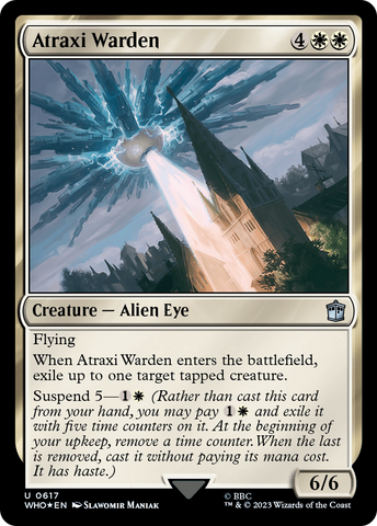 {C} Atraxi Warden (Surge Foil) [Doctor Who][WHO 617]