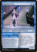 {C} Queen of Ice // Rage of Winter [Throne of Eldraine][ELD 061]