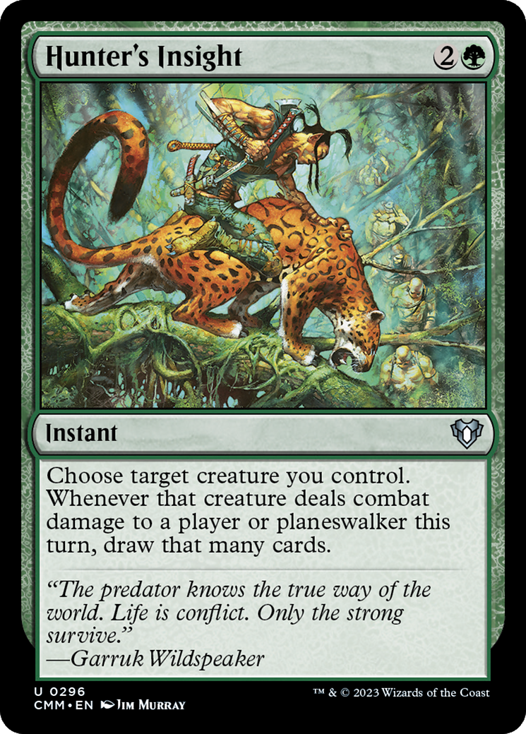{C} Hunter's Insight [Commander Masters][CMM 296]