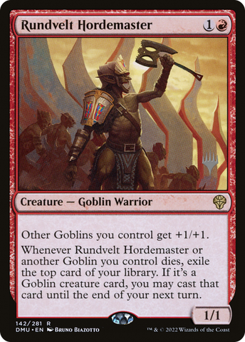 {R} Rundvelt Hordemaster (Promo Pack) [Dominaria United Promos][PP DMU 142]