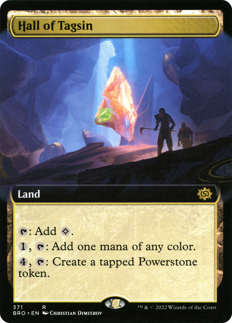 {R} Hall of Tagsin (Extended Art) [The Brothers' War][BRO 371]