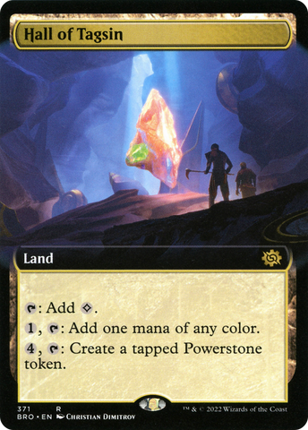 {R} Hall of Tagsin (Extended Art) [The Brothers' War][BRO 371]