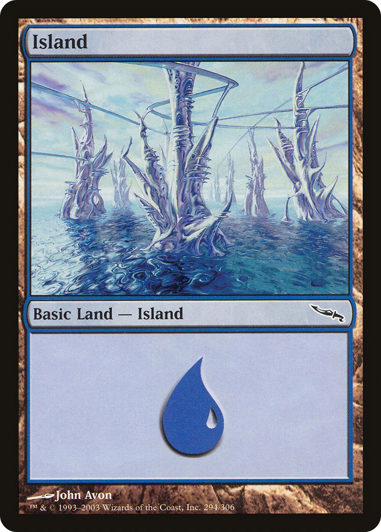 {B}[MRD 294] Island (294) [Mirrodin]