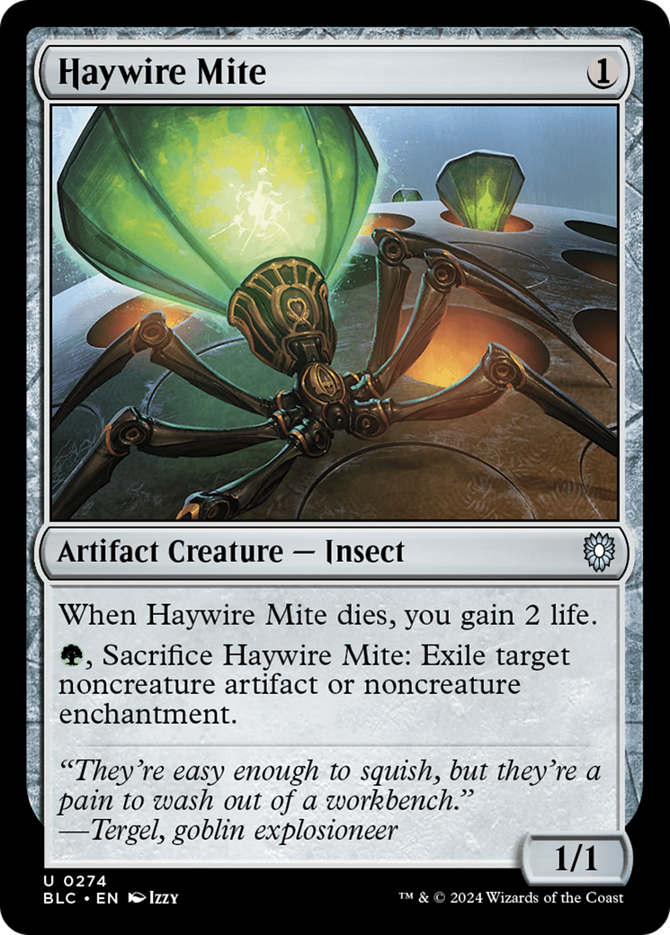 {C} Haywire Mite [Bloomburrow Commander][BLC 274]