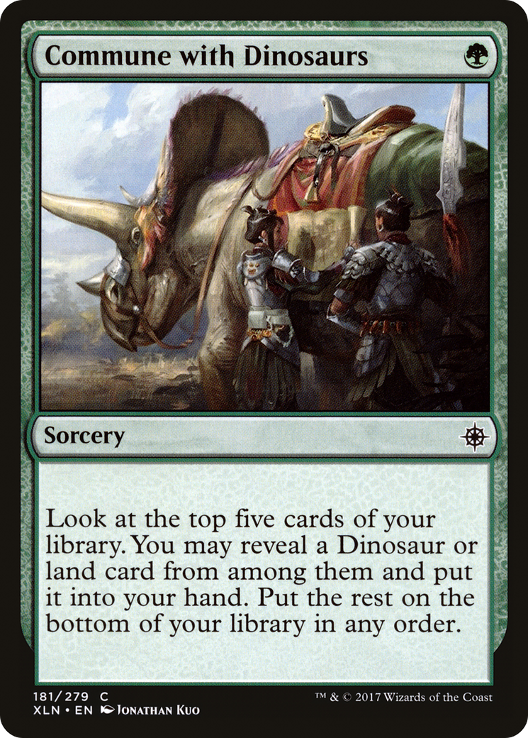 {C} Commune with Dinosaurs [Ixalan][XLN 181]