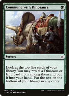 {C} Commune with Dinosaurs [Ixalan][XLN 181]