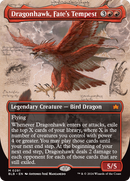 {@R} Dragonhawk, Fate's Tempest (Borderless) [Bloomburrow][BLB 291]