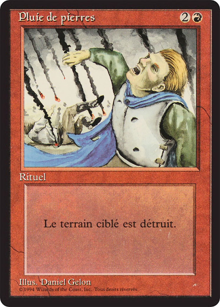 {F} Stone Rain [Foreign Black Border][FBB 3ED 180]