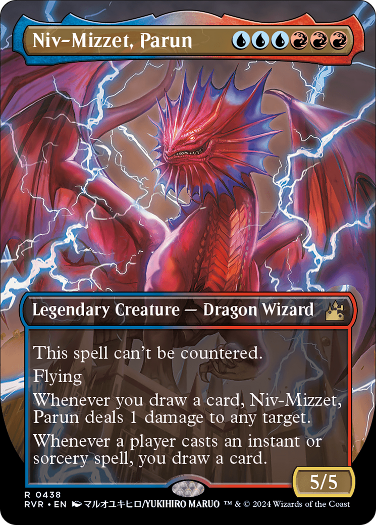 {R} Niv-Mizzet, Parun (Anime Borderless) [Ravnica Remastered][RVR 438]