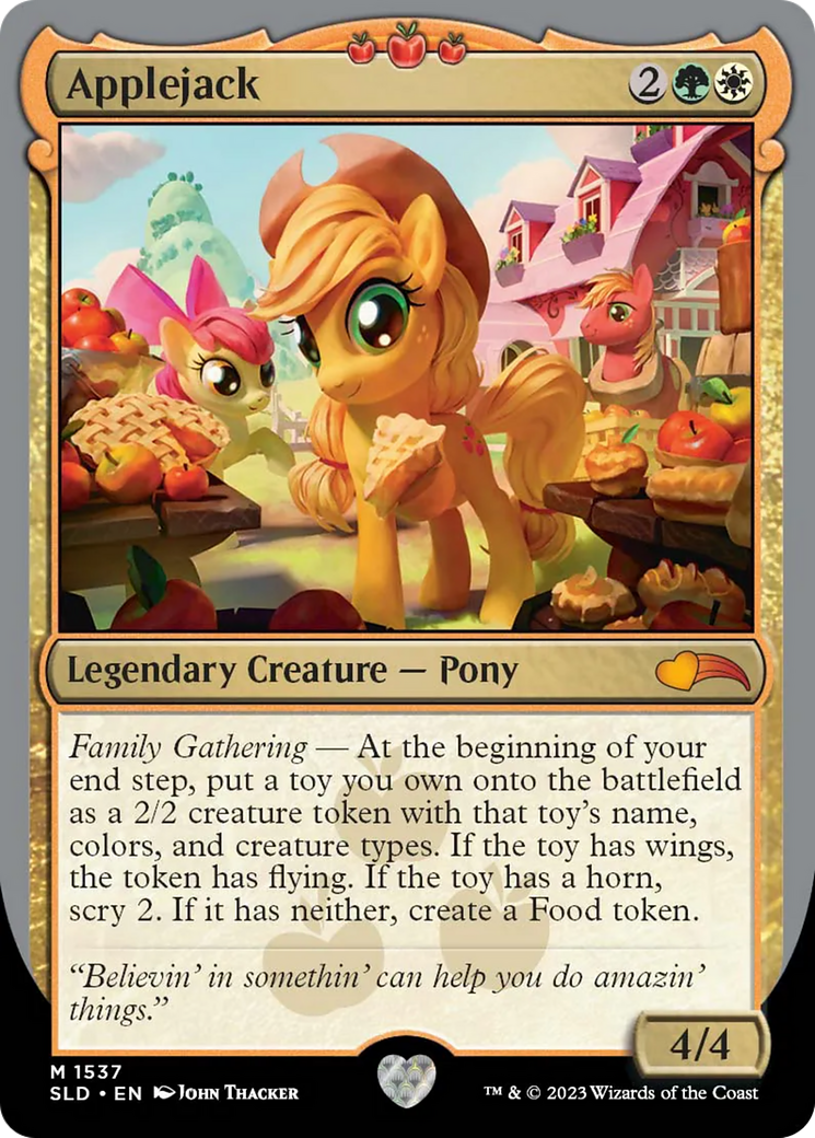 {R} Applejack [Secret Lair Drop Series][SLD 1537]