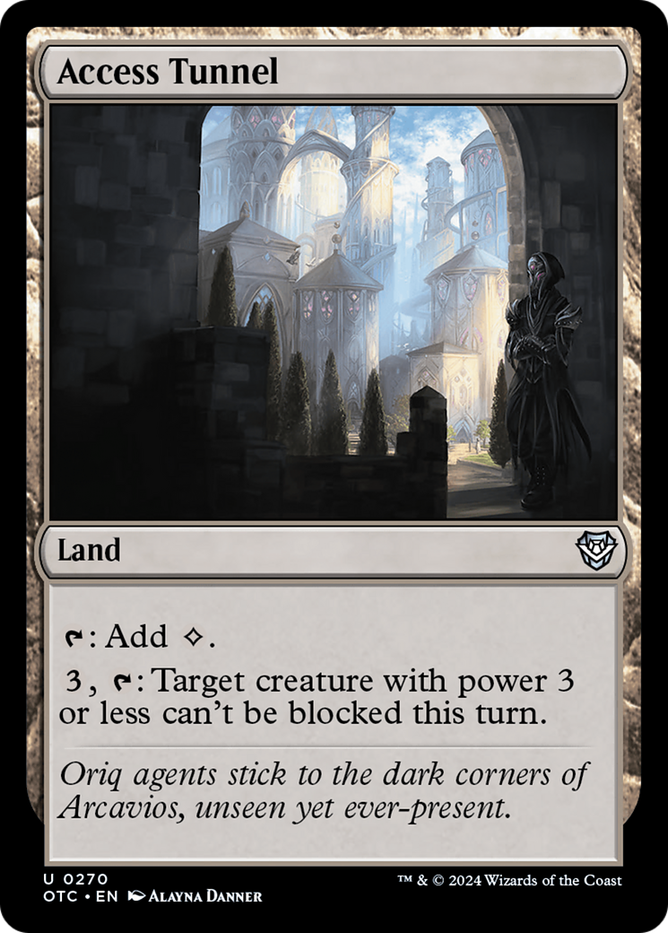 {C} Access Tunnel [Outlaws of Thunder Junction Commander][OTC 270]
