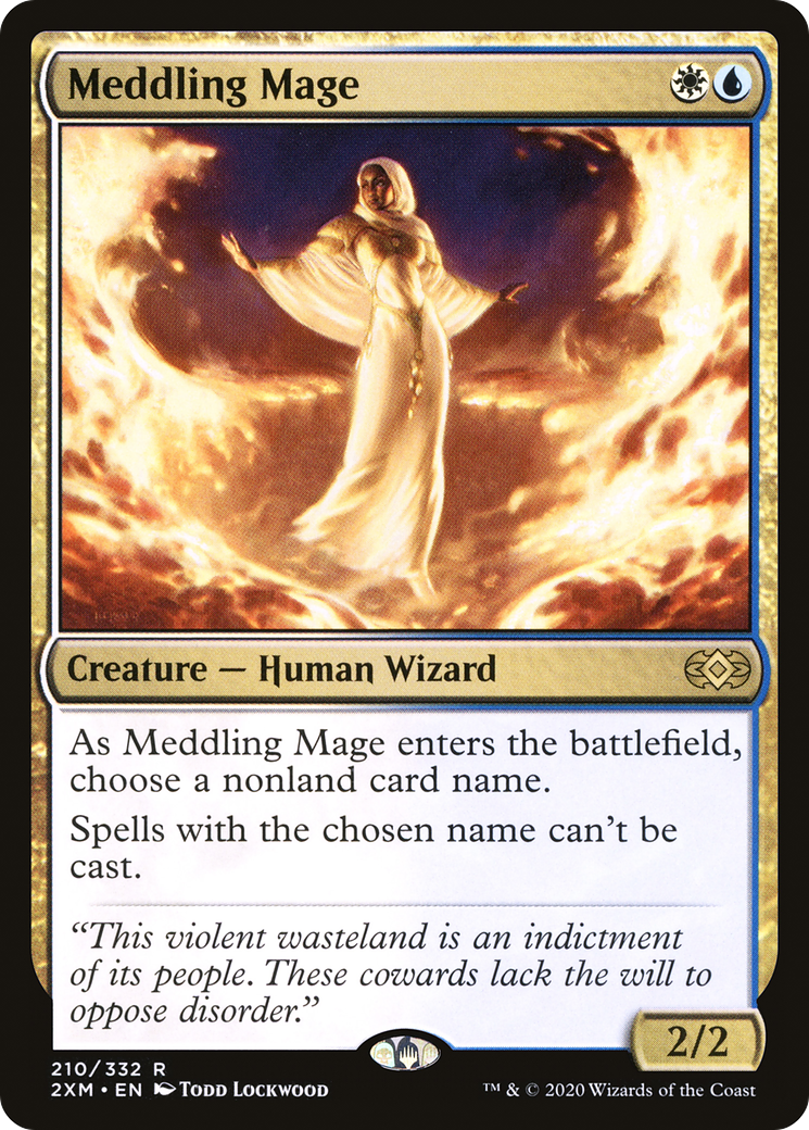 {R} Meddling Mage [Double Masters][2XM 210]