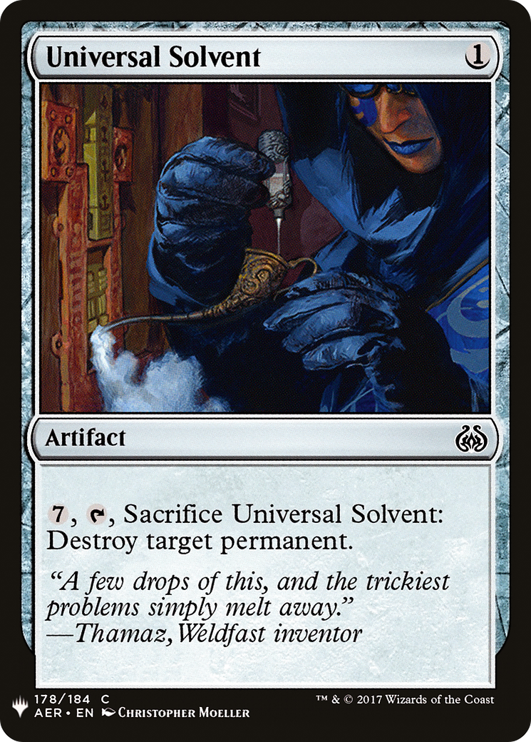 {C} Universal Solvent [Mystery Booster][LS AER 178]