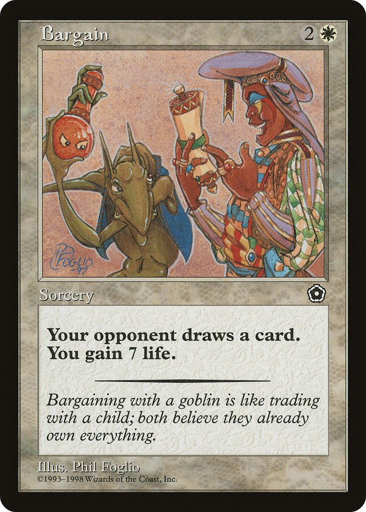 {C} Bargain [Portal Second Age][PO2 014]