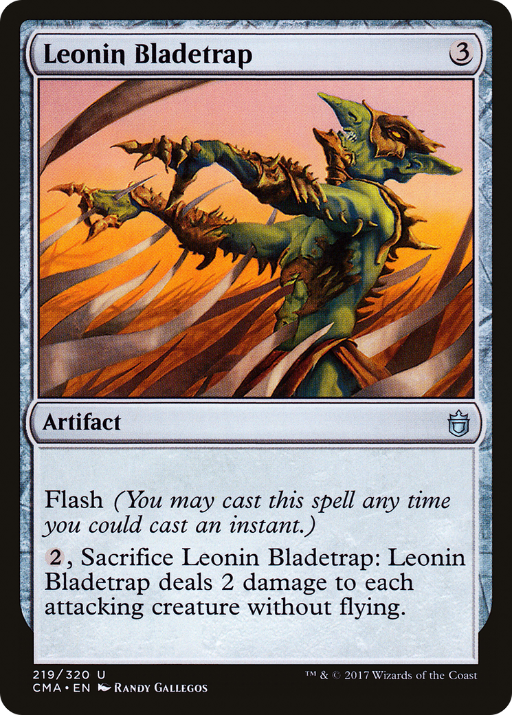 {C} Leonin Bladetrap [Commander Anthology][CMA 219]