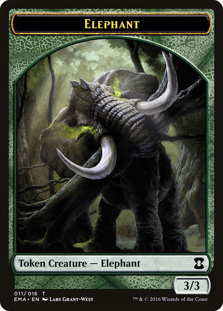 {T} Elephant Token [Eternal Masters Tokens][TEMA 011]
