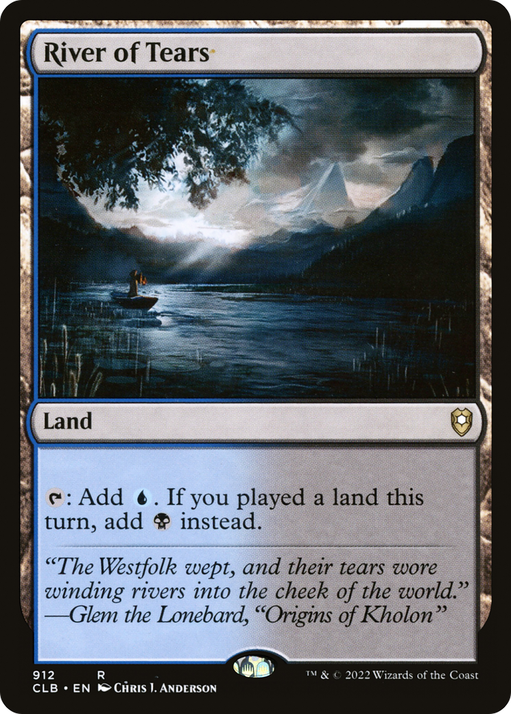 {R} River of Tears [Commander Legends: Battle for Baldur's Gate][CLB 912]