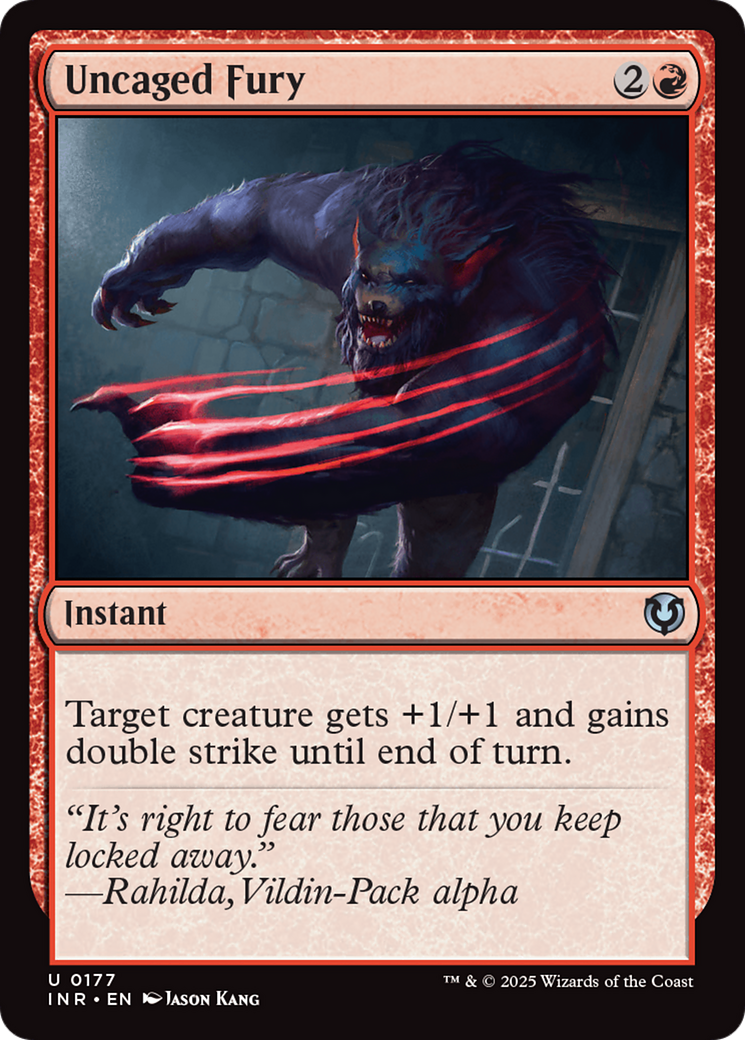 {C} Uncaged Fury [Innistrad Remastered][INR 177]