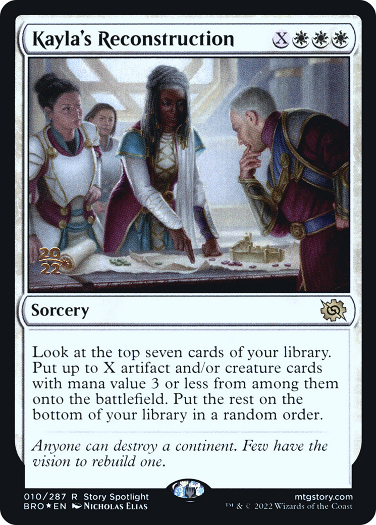 {R} Kayla's Reconstruction [The Brothers' War: Prerelease Promos][PR BRO 010]